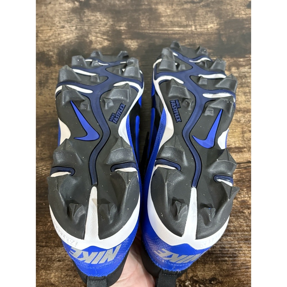 Nike Alpha‎ Menace 4 Shark Football Cleats Black Blue New Without Box Size 11.5 - Picture 11 of 11